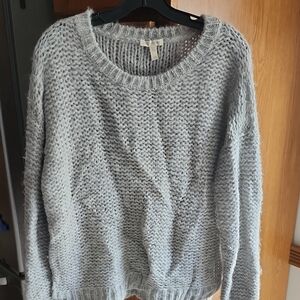 Eileen Fisher Alpaca Gray Knit Sweater Small